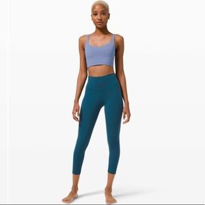Lululemon Align Crop 23" Size 8 in Blue Borealis